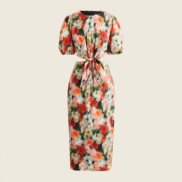 NWT J.Crew Liberty Hazy Days Floral Midi Dress Size 6 - Picture 7 of 14
